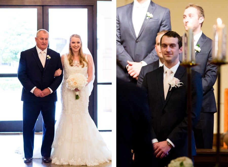 Walking down the aisle