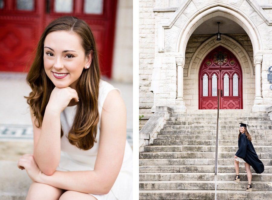 St. Edward's University Graduation Portraits, Austin Senior Portrait Photographers, Austin Headshot Photographer