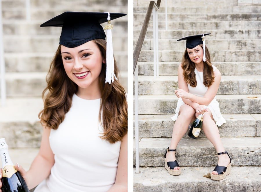 St. Edward's University Graduation Portraits, Austin Senior Portrait Photographers, Austin Headshot Photographer